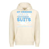 Tofu My Friends Wear Tight Rubber Suits  Scuba Diving & Diver Premium Hoodie - trangStudio