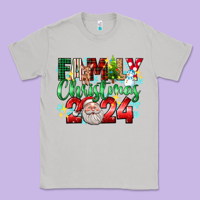 Family Christmas 2024 Classic Tee Designed By Texasbilliewilder