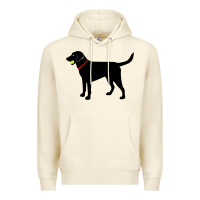 Sandshell Labrador Retriever Fetch, Black Lab Play Ball Premium Hoodie - trangStudio