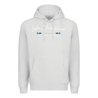 Dove Grey Lake Champlain Oars Graphic Premium Hoodie - trangStudio