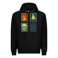 Black Inscryption Psychological Horror Card Categories Game Halloween Scary  Premium Hoodie - trangStudio