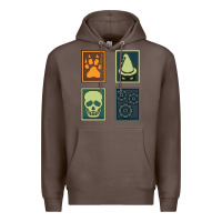 Coffee Inscryption Psychological Horror Card Categories Game Halloween Scary  Premium Hoodie - trangStudio