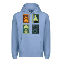 Colony Blue Inscryption Psychological Horror Card Categories Game Halloween Scary  Premium Hoodie - trangStudio