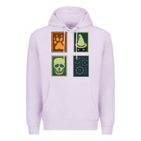 Lilac Inscryption Psychological Horror Card Categories Game Halloween Scary  Premium Hoodie - trangStudio