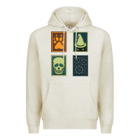 Oatmeal Heather Inscryption Psychological Horror Card Categories Game Halloween Scary  Premium Hoodie - trangStudio