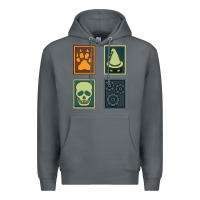 Rock Inscryption Psychological Horror Card Categories Game Halloween Scary  Premium Hoodie - trangStudio