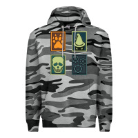 Slate Camo Inscryption Psychological Horror Card Categories Game Halloween Scary  Premium Hoodie - trangStudio
