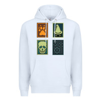 White Inscryption Psychological Horror Card Categories Game Halloween Scary  Premium Hoodie - trangStudio