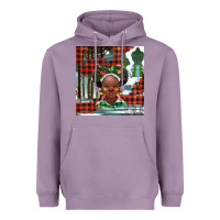 Lavender Christmas African girl Heavyweight Hoodie - BarkalooDesign