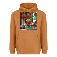 Meerkat Christmas African girl Heavyweight Hoodie - BarkalooDesign