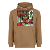 Toasted Coconut Christmas African girl Heavyweight Hoodie - BarkalooDesign