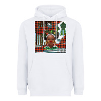 White Christmas African girl Heavyweight Hoodie - BarkalooDesign