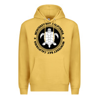 Antique Gold Diving at Monterey Bay, California Premium Hoodie - trangStudio
