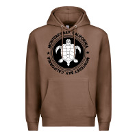 Chestnut Diving at Monterey Bay, California Premium Hoodie - trangStudio