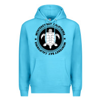Ocean Blue Diving at Monterey Bay, California Premium Hoodie - trangStudio