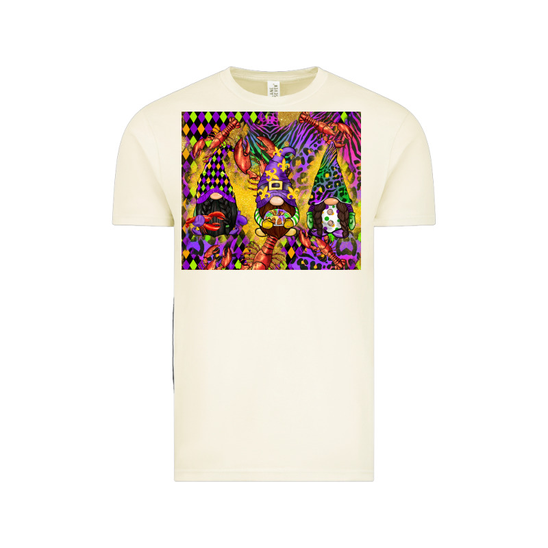 Mardi Gras Gnome Vintage Tee by CowGirlArtShop | Teevron