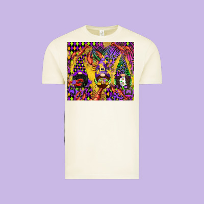 Mardi Gras Gnome Vintage Tee Designed By Cowgirlartshop