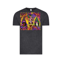 Vintage Black mardi gras gnome Vintage Tee - CowGirlArtShop