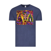 Vintage Denim mardi gras gnome Vintage Tee - CowGirlArtShop