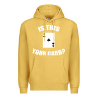Antique Gold Cool Magician Is This Your Card Illusionist Premium Hoodie - trangStudio