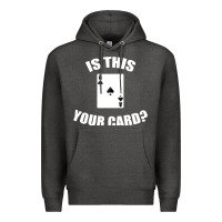 Charcoal Heather Cool Magician Is This Your Card Illusionist Premium Hoodie - trangStudio