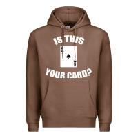 Chestnut Cool Magician Is This Your Card Illusionist Premium Hoodie - trangStudio