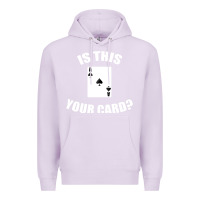Lilac Cool Magician Is This Your Card Illusionist Premium Hoodie - trangStudio