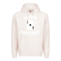 Pale Pink Cool Magician Is This Your Card Illusionist Premium Hoodie - trangStudio