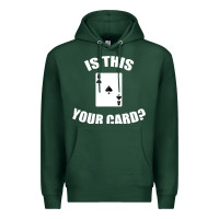 Sports Green Cool Magician Is This Your Card Illusionist Premium Hoodie - trangStudio