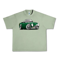 Oil Green MG MGB roadster personalized caricature YOK94J family Urban Heavy Tee - trangStudio
