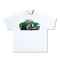 White MG MGB roadster personalized caricature YOK94J family Urban Heavy Tee - trangStudio