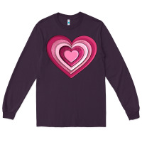 Plum sweet heart olivia Long Sleeve Tee - OliviaCreatesArt