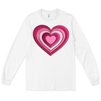 White sweet heart olivia Long Sleeve Tee - OliviaCreatesArt