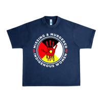 Navy MMIW Missing & Murdered Indigenous Women Medicine wheel mmiw Urban Heavy Tee - trangStudio
