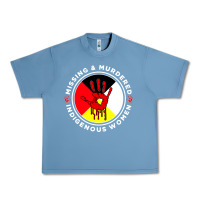 Pebble Blue MMIW Missing & Murdered Indigenous Women Medicine wheel mmiw Urban Heavy Tee - trangStudio