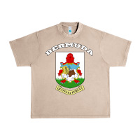 French Oak Bermuda Coat of Arms Souvenir Gift Flag Bermudian Urban Heavy Tee - trangStudio