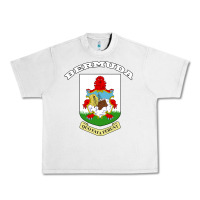 Lunar Rock Bermuda Coat of Arms Souvenir Gift Flag Bermudian Urban Heavy Tee - trangStudio