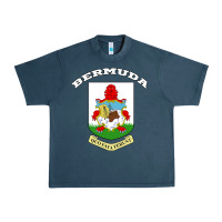Bermuda Coat Of Arms Souvenir Gift Flag Bermudian Urban Heavy Tee | Teevron