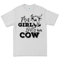 Dove Grey This Girl Loves Her Cow Premium Tee - Bettercallsaul