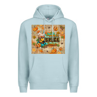 Blue Mist Pumpkin spice junkie Premium Hoodie - RanaPortraitStore
