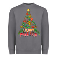 Storm paw print christmas tree Heavyweight Sweatshirt - CowhideDigitalArt