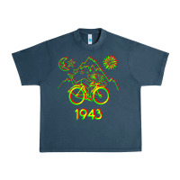 Midnight Navy Bicycle Day 1943 LSD Acid Hofmann Trip Urban Heavy Tee - trangStudio