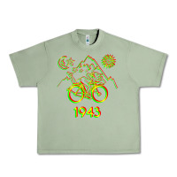Oil Green Bicycle Day 1943 LSD Acid Hofmann Trip Urban Heavy Tee - trangStudio