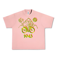 Salmon Bicycle Day 1943 LSD Acid Hofmann Trip Urban Heavy Tee - trangStudio