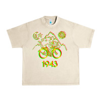 Sandshell Bicycle Day 1943 LSD Acid Hofmann Trip Urban Heavy Tee - trangStudio