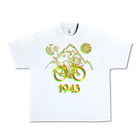 White Bicycle Day 1943 LSD Acid Hofmann Trip Urban Heavy Tee - trangStudio
