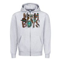 Heather Grey mom of boys Zipper Hoodie - RacoonDesign