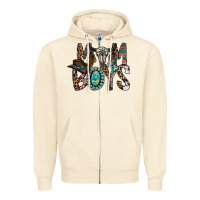 Sandshell mom of boys Zipper Hoodie - RacoonDesign