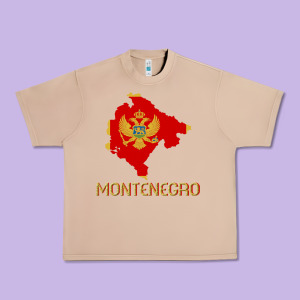 Montenegrin Flag  Montenegro Urban Heavy Tee Designed By Trangstudio