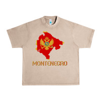 French Oak Montenegrin Flag  Montenegro Urban Heavy Tee - trangStudio